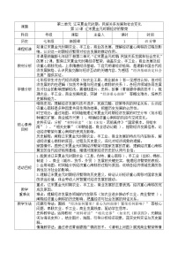 人教版（2024）七年级下册（2024）宋夏金元时期经济的繁荣表格教学设计