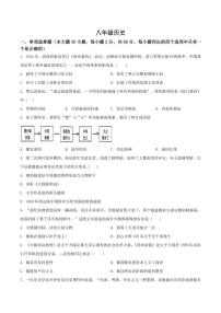 广东省茂名市化州市2025-2026学年八年级上学期期中考试历史试卷（含答案）