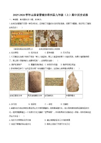 2025-2026学年山西省晋城市泽州县九年级（上）期中历史试卷-自定义类型
