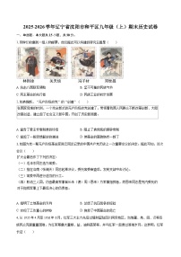 2025-2026学年辽宁省沈阳市和平区九年级（上）期末历史试卷-自定义类型