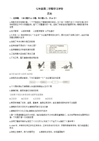 甘肃省定西市通渭县平襄教育集团2024-2025学年七年级下学期4月期中历史试题-A4