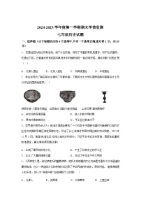 山东省济宁市金乡县2024-2025学年七年级上学期期末历史试题