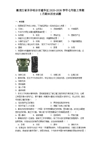 黑龙江省齐齐哈尔市建华区2025-2026学年七年级上学期1月期末历史试题（解析版）