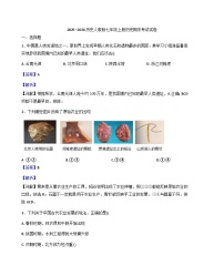 安徽省宿州市2025-2026学年七年级上册历史期末试题（解析版）
