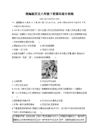 期末综合训练（含答案） 统编版历史八年级下册