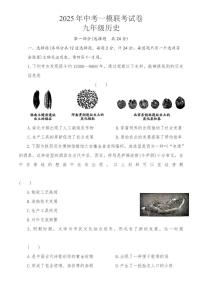 2025年陕西省商洛市部分学校中考一模联考九年级历史试卷（含答案）