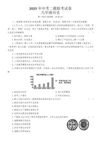 2025年陕西省商洛市部分学校中考二模联考九年级历史试卷（含答案）