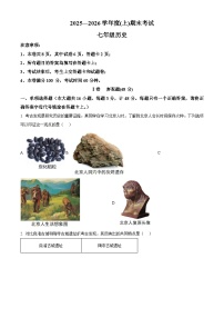 四川成都市郫都区2025-2026学年七年级上学期期末历史试题（试卷+解析）