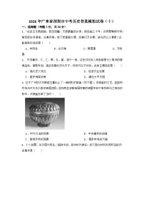 2026年广东省深圳市中考历史仿真模拟试卷（十）