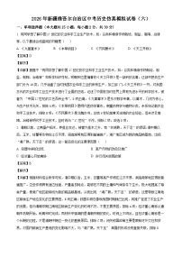 _2026年新疆中考历史仿真模拟试卷（六）（含解析）