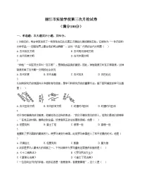 云南省丽江市实验学校2025__2026学年九年级上学期期中历史试卷（文字版，含答案）