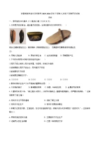 安徽省安庆市桐城市部分学校2025-2026学年七年级下学期阶段考历史试题含答案