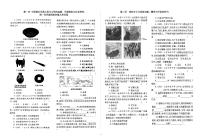 2021年春人教部编版历史 中考专项训练 ——（选择题、填空题）