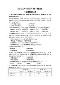 2020-2021学年部编版八年级下学期江苏省镇江市句容市丹徒区历史期中试卷（word含答案）