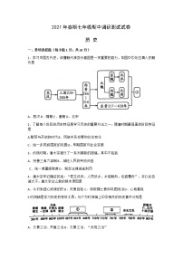 河南省南阳市卧龙区2020-2021学年七年级下学期期中考试历史试题（Word版，无答案）