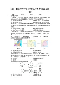 广东省德庆县2020—2021学年下学期九年级历史仿真试题（四）