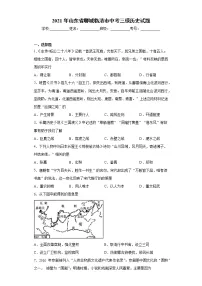 2021年山东省聊城临清市中考三模历史试题（word版 含答案）