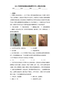 2021年陕西省渭南市临渭区中考三模历史试题（word版 含答案）