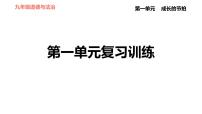 政治思品七年级上册（道德与法治）第一单元  成长的节拍综合与测试复习课件ppt