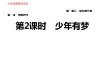 政治思品少年有梦教学演示ppt课件