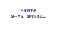 2021-2022学年部编版道德与法制中考复习之八年级下册 第一单元坚持宪法至上课件PPT