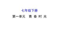 2021-2022学年部编版道德与法制中考复习之七年级下册 第一单元青春时光课件PPT