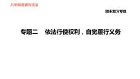 政治思品八年级下册（道德与法治）依法行使权利复习课件ppt