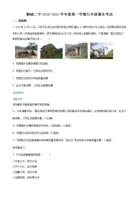 安徽省安庆桐城市第二中学2020-2021学年九年级上学期期末道德与法治试题（含答案）