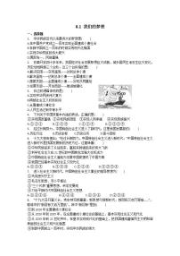 人教部编版九年级上册（道德与法治）我们的梦想综合训练题