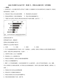 2022年道德与法治中考一轮复习：网络生活新空间 专项训练  含答案