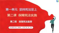 人教部编版八年级下册第一单元 坚持宪法至上第二课 保障宪法实施加强宪法监督精品ppt课件