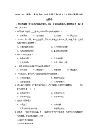 2020-2021学年辽宁省营口市老边区九年级（上）期中道德与法治试卷   解析版