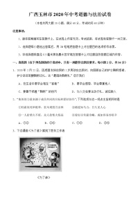 2020年广西玉林市中考政治（道德与法治）试题及解析