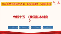 2022年中考道德与法治第一轮夯实基础靶向复习 专题15 我国基本制度