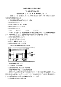 2022年河南省林州市九年级中考适应性考试（一模）道德与法治试题(word版含答案)