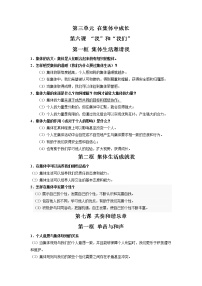 专题03 在集体中成长(知识梳理）-2021-2022学年七年级道德与法治下学期期末考点大串讲（部编版）