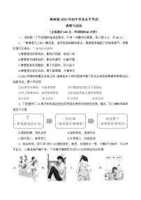 2022年海南省中考道德与法治真题(word版含答案)