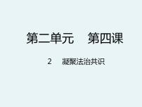 初中政治 (道德与法治)人教部编版九年级上册凝聚法治共识多媒体教学ppt课件