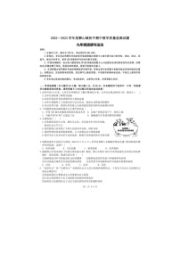 广东省佛山市南海区狮山镇2022-2023学年九年级上学期期中教学质量监测道德与法治试题（含答案）