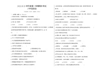 黑龙江省绥化市第三中学校2022-2023学年八年级上学期期中考试道德与法治试题（含答案）