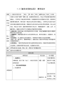 政治 (道德与法治)九年级下册复杂多变的关系教学设计