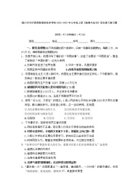 四川泸州泸县得胜初级中学校2022-2023学年九年级上学期期末综合练习道德与法治试题(含答案)