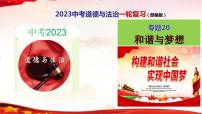 中考道德与法治一轮复习精品课件+模拟测试  专题20 和谐与梦想（模拟测试）