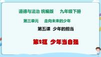 政治 (道德与法治)九年级下册少年当自强课文内容ppt课件