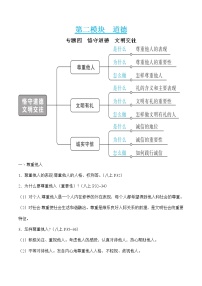 初中政治中考复习 专题四 恪守道德　文明交往（教师版）