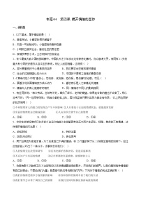 2022-2023年部编版道德与法治七年级下册专项复习精讲精练：专题04 揭开情绪的面纱（解析版+原卷版）