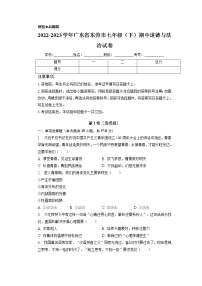 广东省东莞市2022-2023学年七年级下学期期中道德与法治试卷