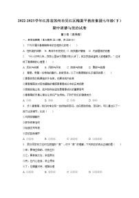 2022-2023学年江苏省苏州市吴江区梅震平教育集团七年级（下）期中道德与法治试卷（含解析）