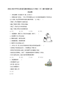 2022-2023学年江苏省无锡市锡北片八年级(下)期中道德与法治试卷(含解析)