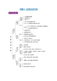 中考道德与法治三轮冲刺 知识点梳理与冲刺练习专题08 走进法治天地 (含详解)